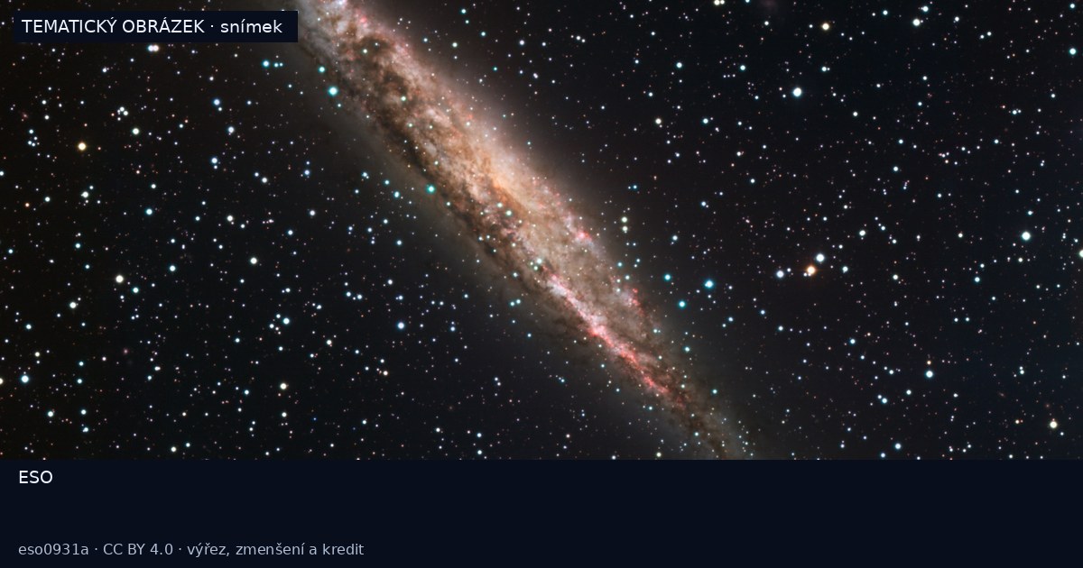 Galaxie NGC 4945 – snímek
