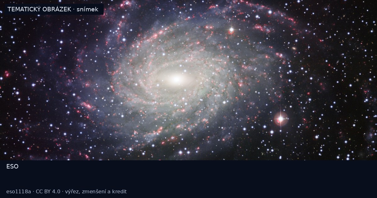 Spirální galaxie NGC 6744 – snímek