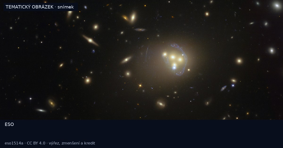 Kupa galaxií Abell 3827 – snímek