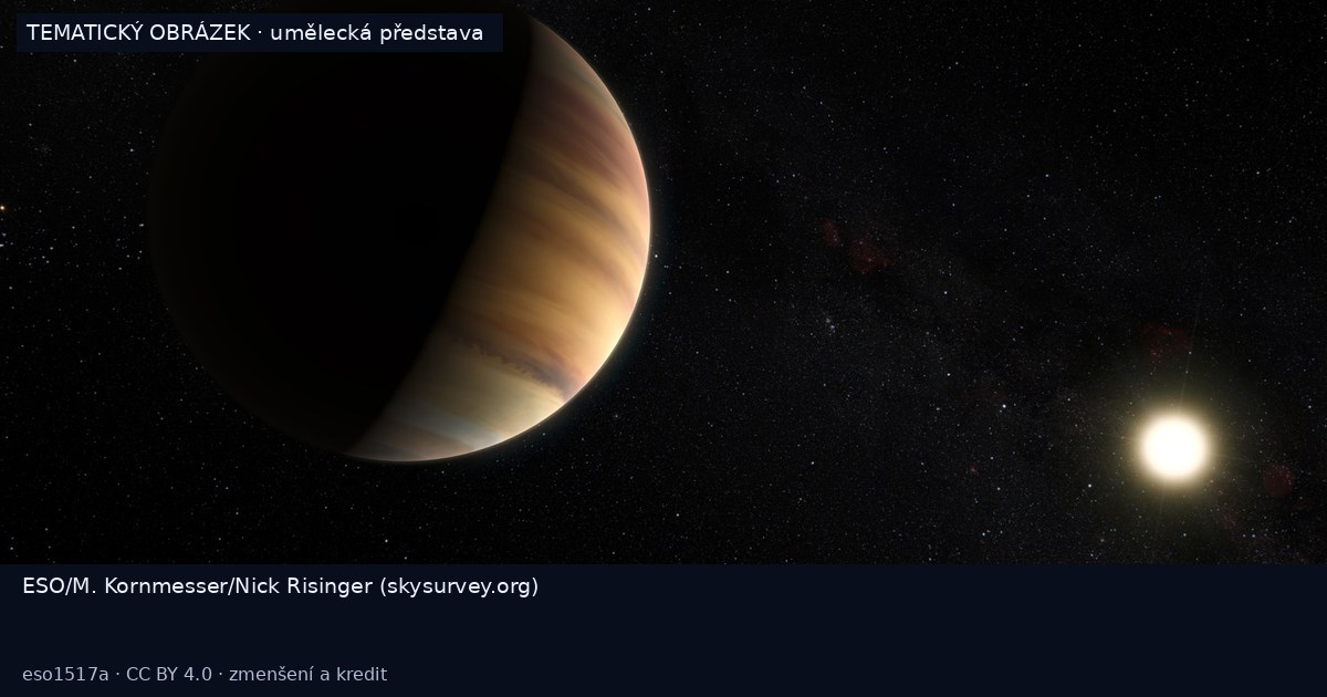 Exoplaneta 51 Pegasi b – umělecká představa