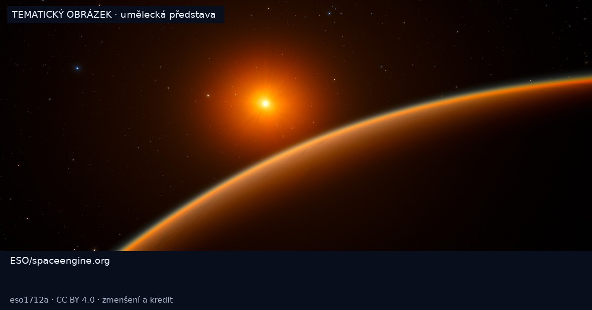 Exoplaneta LHS 1140 b – umělecká představa