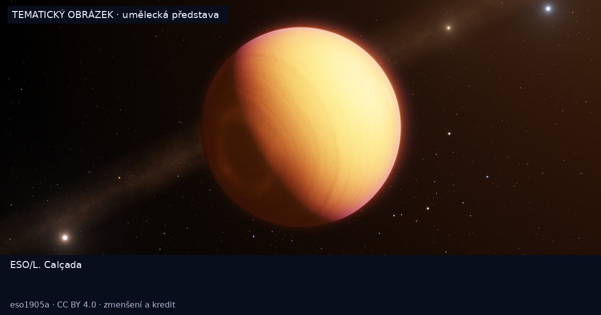 Exoplaneta HR 8799 e – umělecká představa