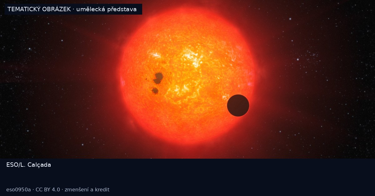 Exoplaneta GJ 1214 b – umělecká představa