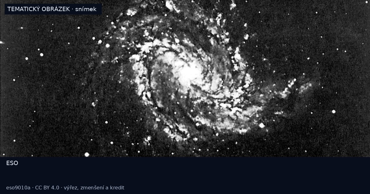 Spirální galaxie Messier 83 – snímek