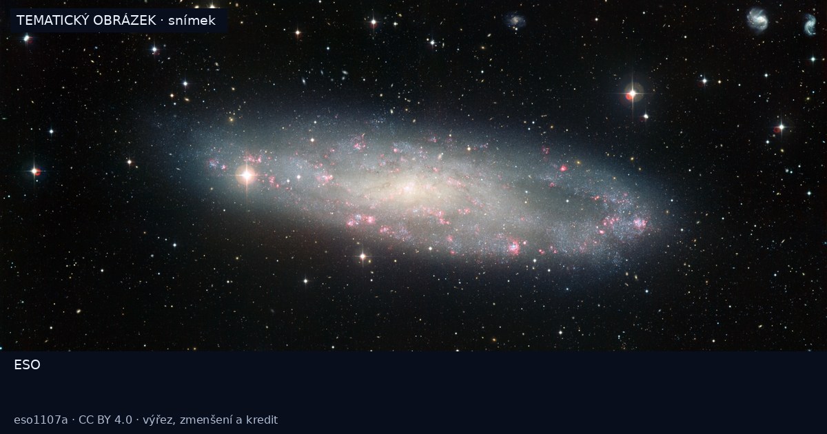 Spirální galaxie NGC 247 – snímek