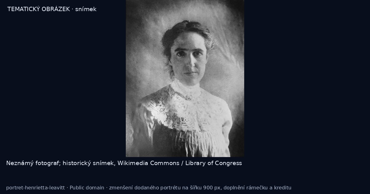 Henrietta Swan Leavittová – historická podobizna