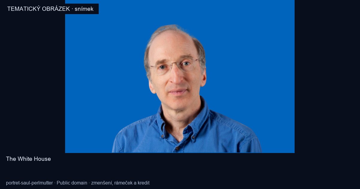 Saul Perlmutter na portrétu zveřejněném Bílým domem v roce 2021.