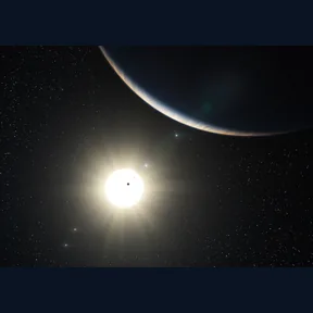 Planetární systém HD 10180 – umělecká představa