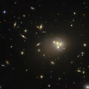 Kupa galaxií Abell 3827 – snímek