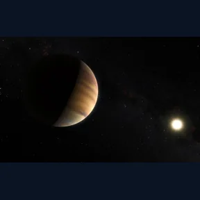 Exoplaneta 51 Pegasi b – umělecká představa
