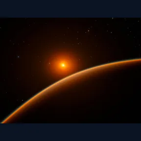 Exoplaneta LHS 1140 b – umělecká představa