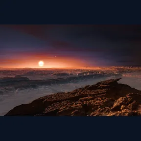 Planeta Proxima b – umělecká představa