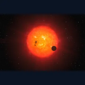 Exoplaneta GJ 1214 b – umělecká představa