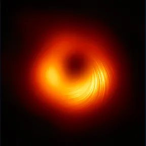 M87* v polarizovaném světle – snímek