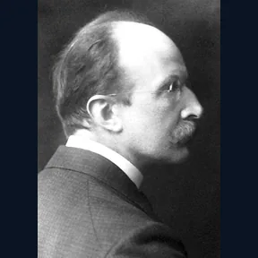 Max Planck na portrétu zveřejněném v ročence Les Prix Nobel 1918.