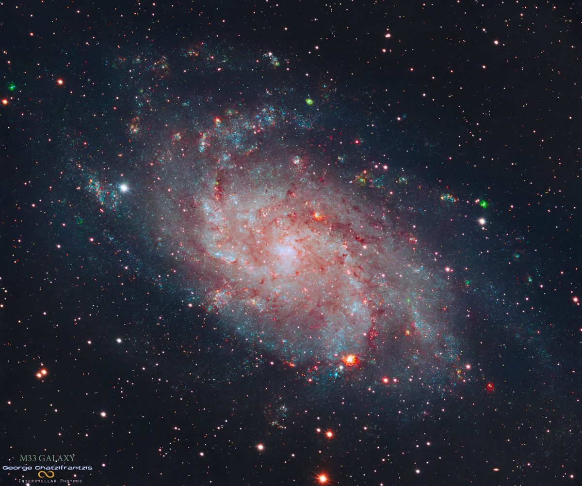 Messier 33: Galaxie v Trojúhelníku